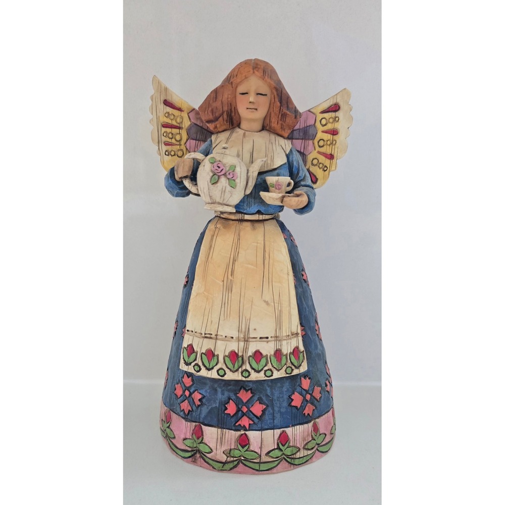 Jim Shore Heartwood Creek Angel of Hospitality Figurine 108919 Tea Pot 2002